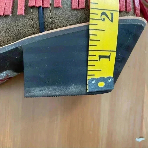 Twisted X Ruff Stock VFW Fringe American Flag Cowboy Boot 6.5 B - Picture 10 of 11